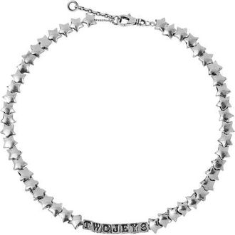 TwoJeys Mens Star Necklace in Silver at Nordstrom