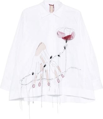 Antonio Marras Camicia con applicazione - Bianco