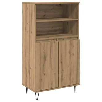 Berkfield Home Highboard with Shelf with Storage with Door Brown Engineered wood