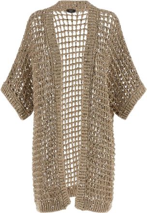 PESERICO Beige Aurea cardigan