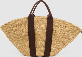 Muu&ntilde; Panier Sophie Naturel Marron
