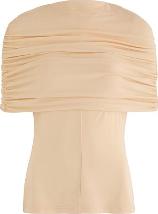 Esse Studios Bonachi Cape-effect Jersey top - Cream - 14 (UK14 / L)