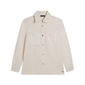 Freddy Camicia donna in felpa con bottoni dorati