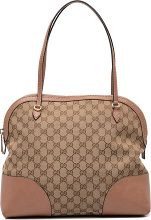Gucci Pre-owned Womens Canvas Tote Gg Monogram - Tan Textile - One Size