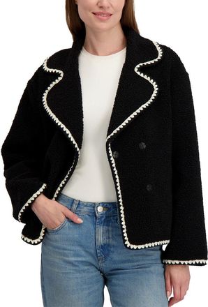 Shelli Segal Laundry By Shelli Segal Boxy Blanket Coat