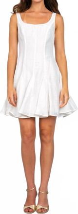 Lavender Brown Baylee Mini Dress In Ivory