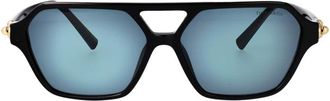 Tiffany & Co. Tf 4264U Vierkante Zonnebril - unisex - Zonnebrillen - Zwart - 58 MM - Accessoires