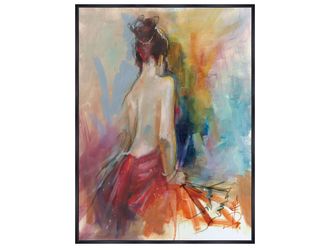 Schubiger M&ouml;bel Bild Modern Colorierter Akt