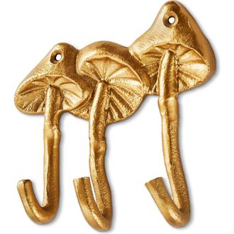 Tag Antique Brass Gold Mushroom Wall Hook at Nordstrom