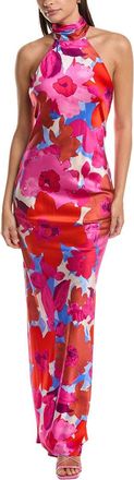 Ramy Brook Floral Tatiana Silk-Blend Gown
