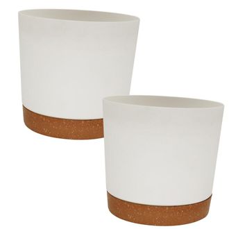OEM Maceta Colgante Para Balc&oacute;n - Blanca