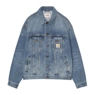 Carhartt Work in Progress Denim Jacket - Heren - Spijkerjassen - Blauw - XL - Denim - Jassen