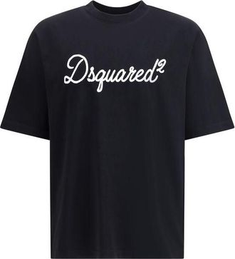 Dsquared2 Dsquared&sup2; Zwarte Katoenen T-Shirt