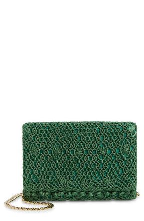 Camila Mesar Camila Mesar Mini Puerto Escondido Clutch in Grass Green at Nordstrom