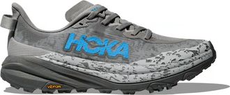 Hoka One One Womens Speedgoat 6 Trail Running Shoes In Stellar Grey/asteroid