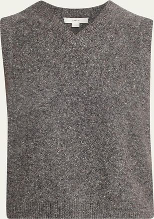 Vince Donegal Plush Cashmere Sweater Vest