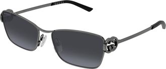 Gucci Grey Cat Eye Ladies Sunglasses GG2045S 001 58