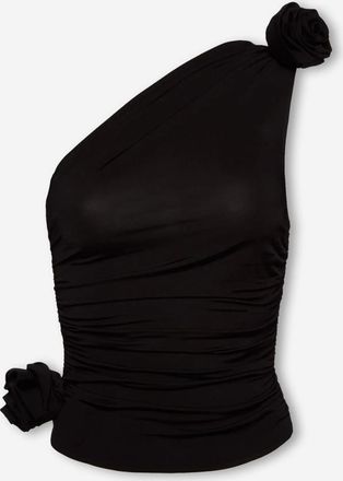 Magda Butrym Asymmetrical Viscose Top