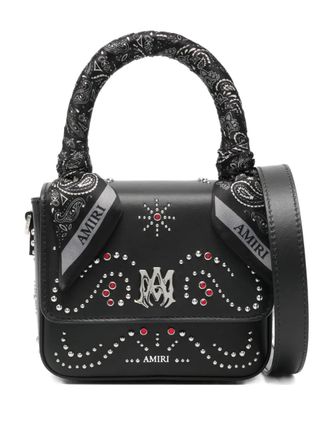 Amiri micro MA Stud tote bag - Black