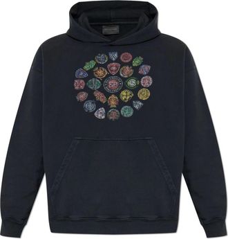 Balenciaga Hoodie - Heren - Hoodies - Zwart - S - Katoen - Hoodies & sweatvesten