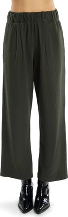 Les Tien Penny Pleated Pant In Washed Forest