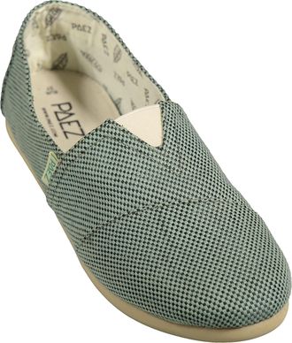 Paez Womens Classic Panama Grey/Green Slipper, Gray, 1 UK