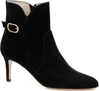 Amalfi By Rangoni Lucario Bootie in Black Cashmere Gold Buckle at Nordstrom, Size 7.5