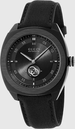 Gucci Interlocking Watch, 41mm, Black, Steel