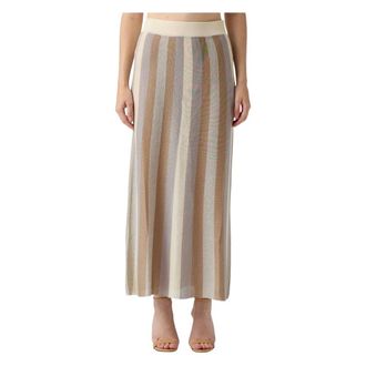 Le Tricot Perugia Dames, Rokken, Veelkleurig, Maat: XL Viscose
