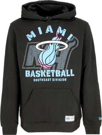 New Era Hooded Sweatshirt NBA CE Hoodie Miahea - Heren - Hoodies - Zwart - 2XL - Katoen - Hoodies & sweatvesten