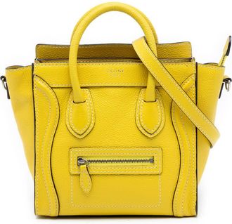 Celine Pre-owned Celine Nano Grained Calfskin Luggage Tote Ladies II2GMA8UAIRFRDMD
