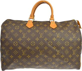 Louis Vuitton Speedy Monogram Canvas Brown Canvas Handbag (Pre-Owned)