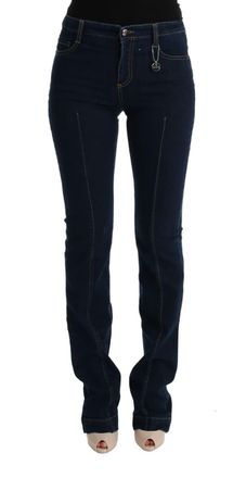 Costume National Cotton Bootcut Fla Womens Jeans