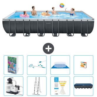 Intex Piscina Ultra Xtr Rectangular - 732x366x132 Cm - 9-piezas S647