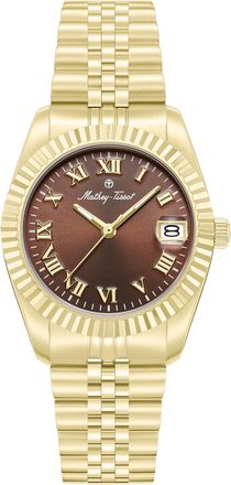 Mathey-Tissot Quartz Dark Brown Dial Ladies Watch H250954B-D