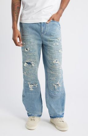 Rta Jonas Frayed Horizon Distressed Jeans at Nordstrom, Size 31