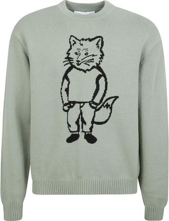 Maison Kitsun&eacute; Uomo, Maglie, Verde, L, new