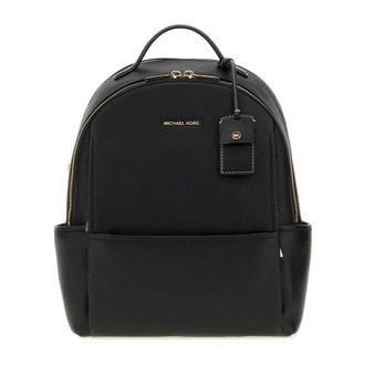 Michael Kors Sable Medium Backpack - female - Michael Kors - Backpacks - Black - ONE SIZE - Bags
