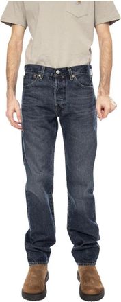 Levi's 501 Original Straight Jeans - Heren - Regular Fit Jeans - Blauw - W31 L32 - Katoen - Jeans