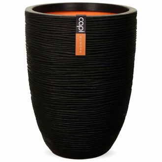 Capi Europe Capi Europe - Jarr&oacute;n Elegante De Bajo Rib Nl - 46 X 58 Cm - Negro