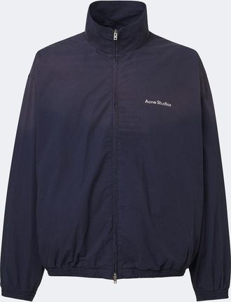 Acne Studios Chaqueta de popel&iacute;n de algod&oacute;n con logo