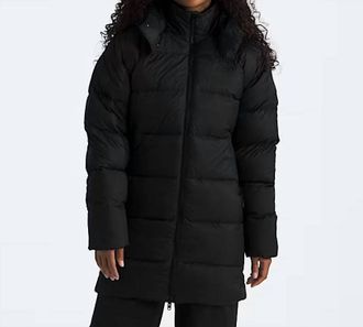 The North Face Hydrenalite City Down Hooded Parka In Black