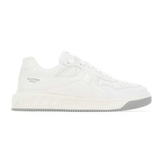 Valentino Garavani Sneakers, male, White, Size: 11 1/2 US One Stud Low-Top Sneaker