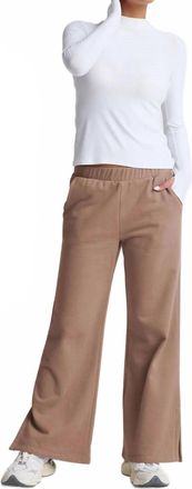 Beyond Yoga Luxefleece Relaxed Fit Pant In Desert Sand