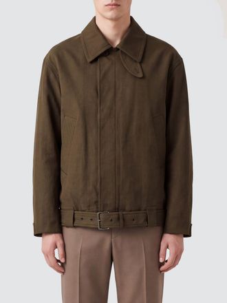 Dries Van Noten Short Shirt Jacket in Stretch Cotton with Concealed Closure