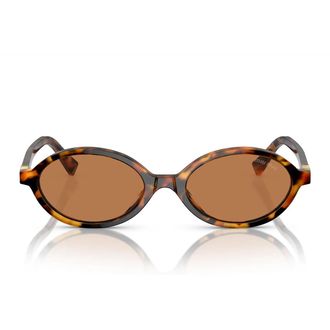Miu Miu Sunglasses Mu04 Zs 19 P2 Z1 Brown/Brown Women