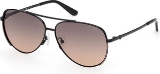 Guess GU00193 01B Womens Sunglasses Black Size 62