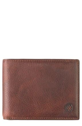Johnston & Murphy Kingston Leather Bifold Wallet in Mahogany at Nordstrom