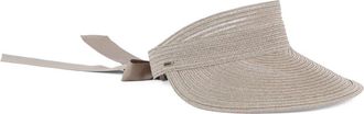 Eugenia Kim Ricky Packable Straw Visor in Khaki at Nordstrom
