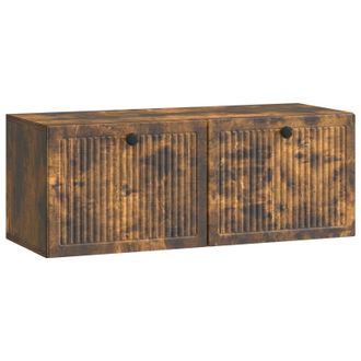 vidaXL Mueble Para Tv De Pared Roble Ahumado 78,5 X 31 X 30 Cm Vidaxl